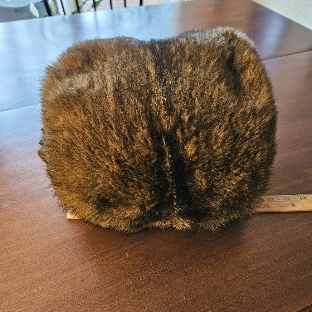 Fur Muff Walking & Sleigh Travel Fashion Essential Accessory -Over 100 Years Old